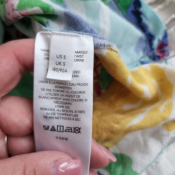 Urban outfitters Painted Paradise Rayon Short Sleeve Button-Down Shirt - Picture 8 of 16